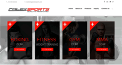Desktop Screenshot of calexsports.com