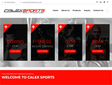 Tablet Screenshot of calexsports.com